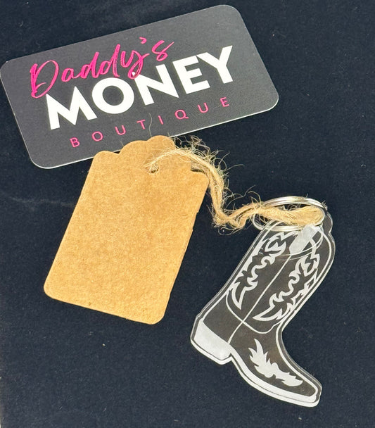 Cowboy Boot Keychain