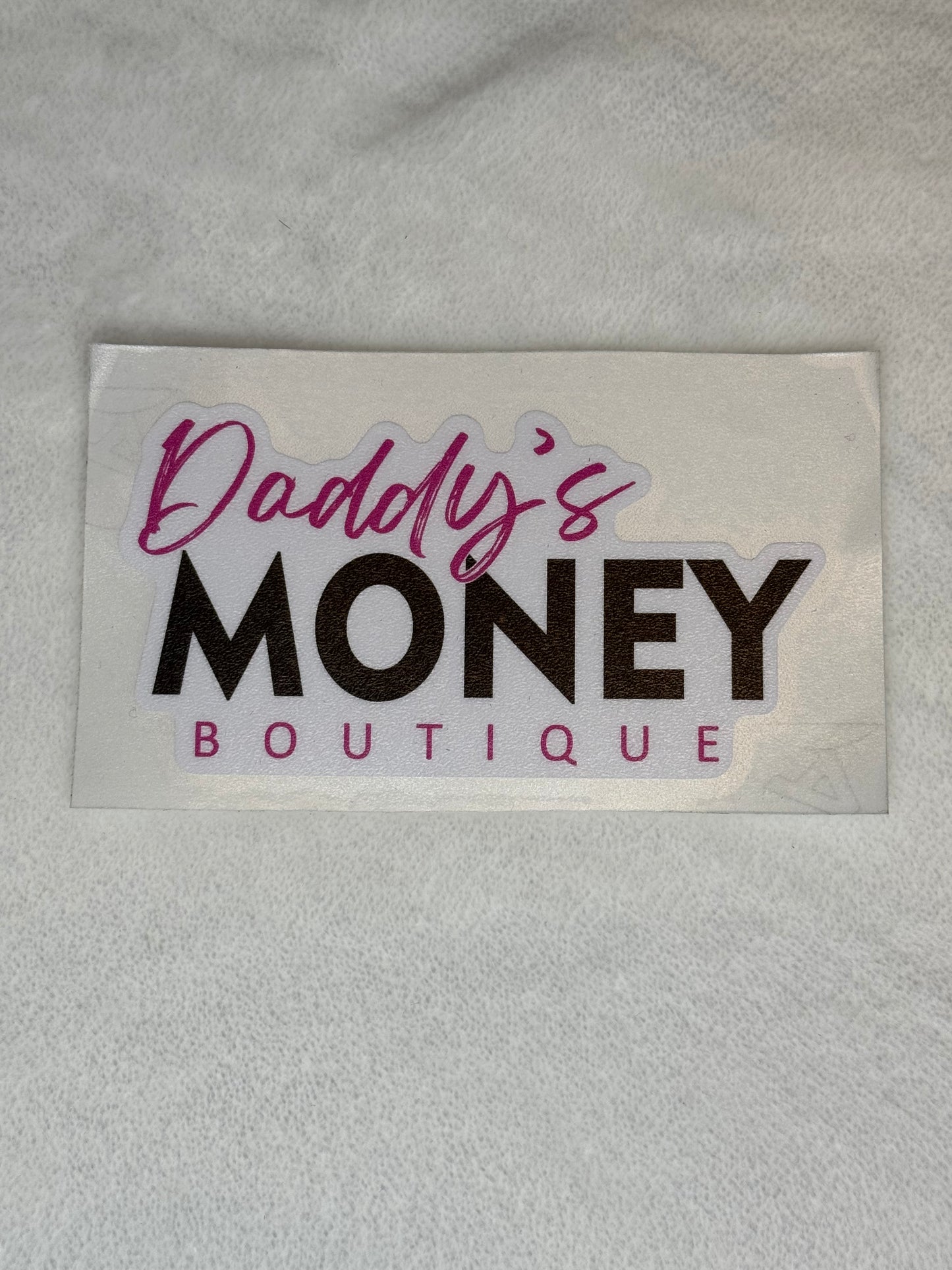 Daddy's Money Boutique Stickers