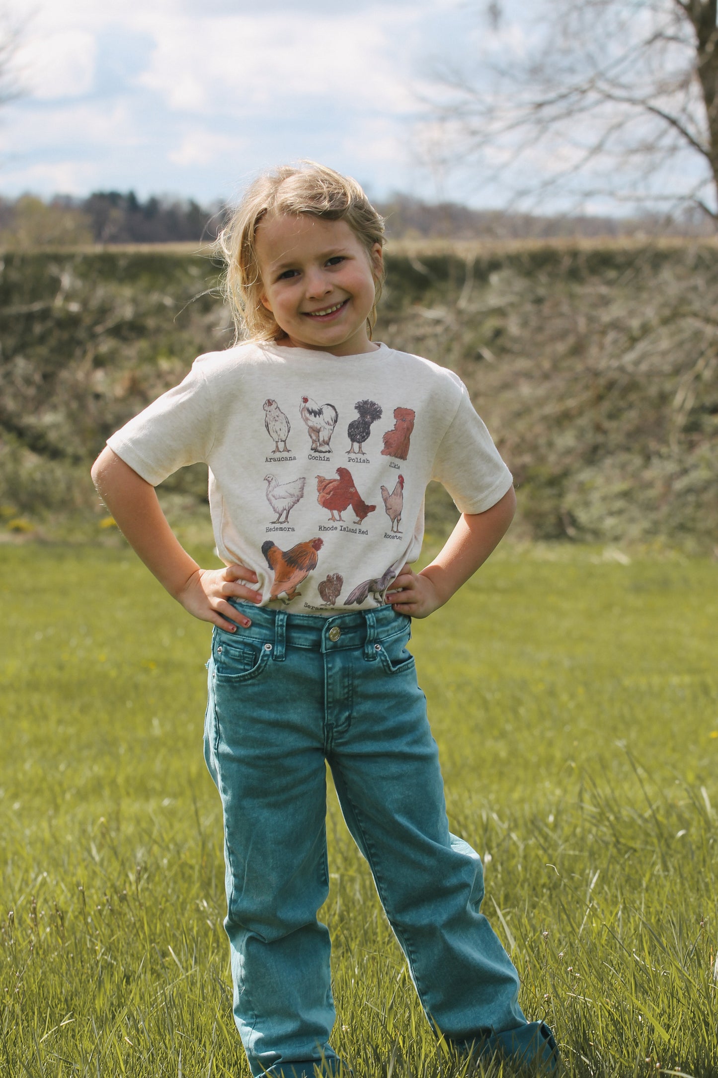 Kid's Chicken Breeds Tee