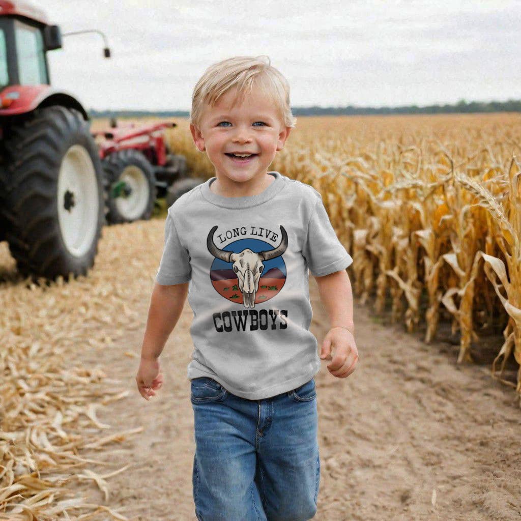 Kid's Long Live Cowboys Tee