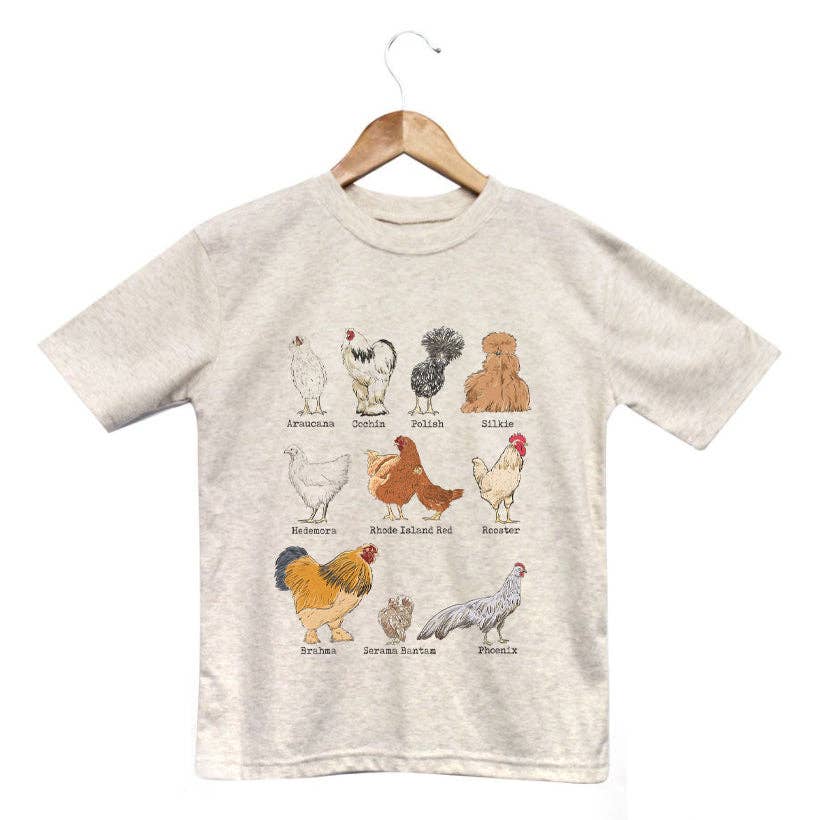 Kid's Chicken Breeds Tee