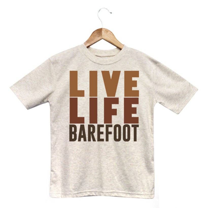 Kid's "Live Life Barefoot" Tee